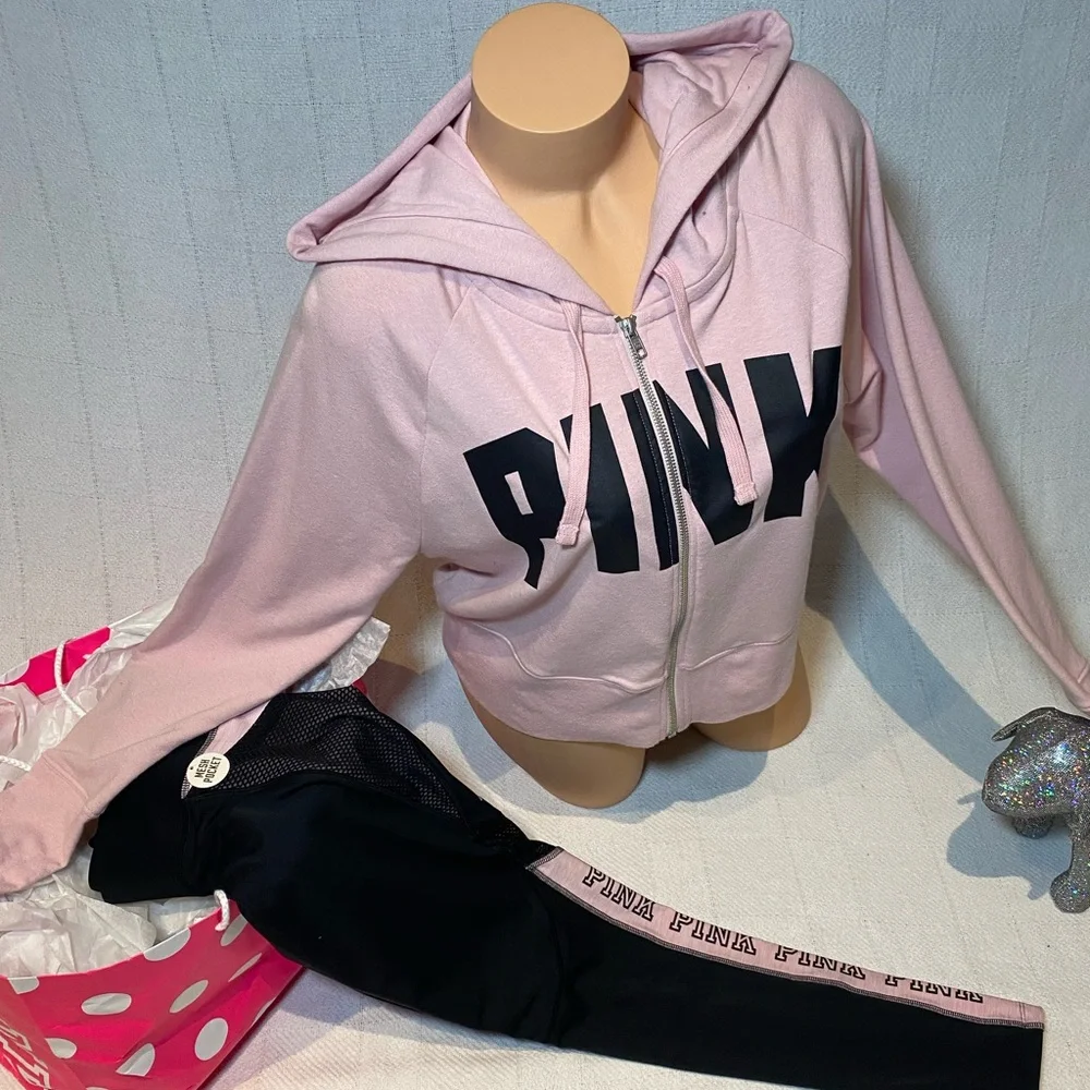 NWT VS PINK RARE CHALK ROSE SET - Picture 6 of 6
